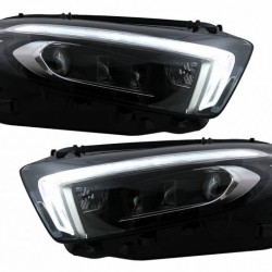 Μπροστινά Φανάρια Set Για Mercedes-Benz A-Class  W177 / V177 2018-2022 Αλογόνου Upgrade Σε Full Led DRL Με Μοτέρ Carner