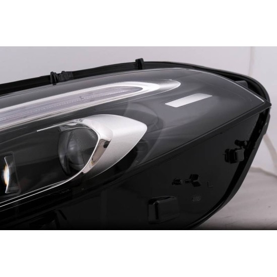 Μπροστινά Φανάρια Set Για Mercedes-Benz A-Class  W177 / V177 2018-2022 Αλογόνου Upgrade Σε Full Led DRL Με Μοτέρ Carner