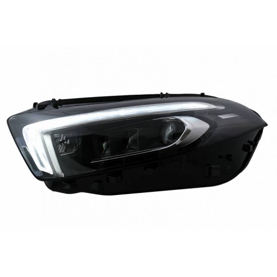 Μπροστινά Φανάρια Set Για Mercedes-Benz A-Class  W177 / V177 2018-2022 Αλογόνου Upgrade Σε Full Led DRL Με Μοτέρ Carner
