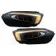 Μπροστινά Φανάρια Set Για Mercedes-Benz A-Class  W177 / V177 2018-2022 Αλογόνου Upgrade Σε Full Led DRL Με Μοτέρ Carner