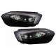 Μπροστινά Φανάρια Set Για Mercedes-Benz A-Class  W177 / V177 2018-2022 Αλογόνου Upgrade Σε Full Led DRL Με Μοτέρ Carner