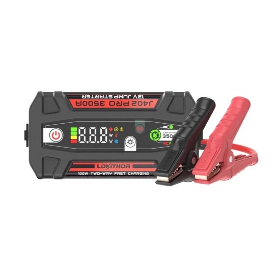 Εκκινητής Μπαταριών Αυτοκινήτου, Powerbank, Φακός Led 3 Σε1 Lokithor J402 PRO 12 Volt 3500A Εκκινητής Μπαταριών Αυτοκινήτου, Powerbank, Φακός Led 3 Σε1 Lokithor J402 PRO 12 Volt 3500A