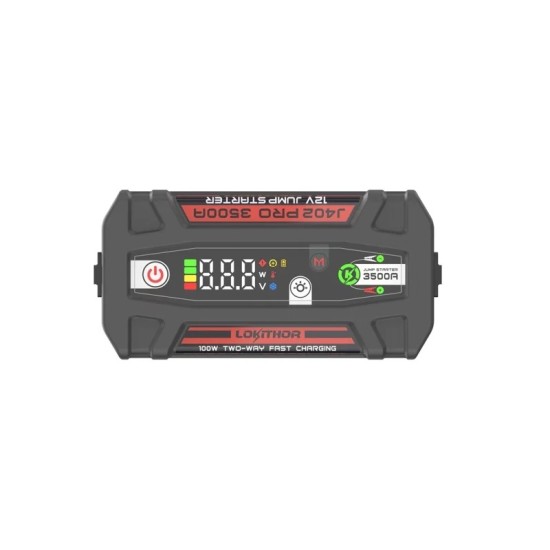 Εκκινητής Μπαταριών Αυτοκινήτου, Powerbank, Φακός Led 3 Σε1 Lokithor J402 PRO 12 Volt 3500A Εκκινητής Μπαταριών Αυτοκινήτου, Powerbank, Φακός Led 3 Σε1 Lokithor J402 PRO 12 Volt 3500A