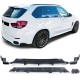 Diffuser Πίσω Προφυλακτήρα Για  Bmw X5 F15 13-18 Με M-Technik Προφυλακτήρα M-Performance Look