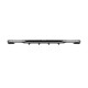 Diffuser Πίσω Προφυλακτήρα Για Audi A3 8V Facelift16-20 Sportback S3 Look Για Απλό Προφυλακτήρα Από Abs Πλαστικό