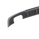 Diffuser Πίσω Προφυλακτήρα Για Audi A3 8V Facelift16-20 Sportback S3 Look Για Απλό Προφυλακτήρα Από Abs Πλαστικό