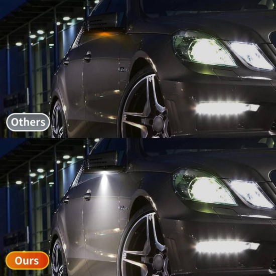 Φως Καθρέπτη Για  Mercedes-Benz W201 / W246 / C117 / C218 / C207 /  X156 / W176 / W201 / W202 / W204 / W124 / W212 / W221 SMD Led 6000K Λευκά 2 Τεμάχια