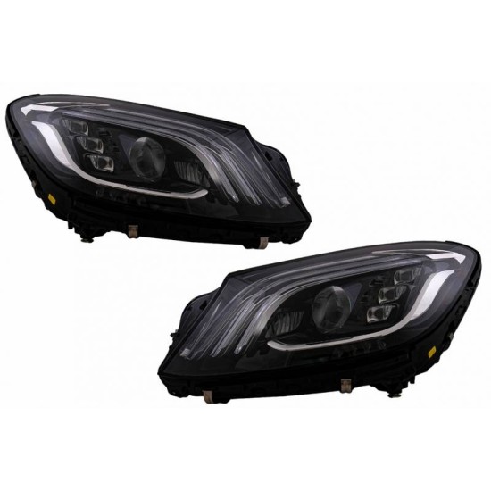 Μπροστινά Φανάρια Set Για Mercedes-Benz S-Class W222 Maybach X222 (2013-2017) Facelift Look Full Led Μπροστινά Φανάρια Set Για Mercedes-Benz S-Class W222 Maybach X222 (2013-2017) Facelift Look Full Led
