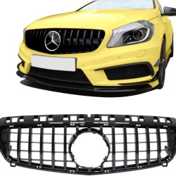 Μάσκα Για Mercedes-Benz A-Class W176 12-15 GT Amg Panamericana Look Μαύρη 1 Τεμάχιο