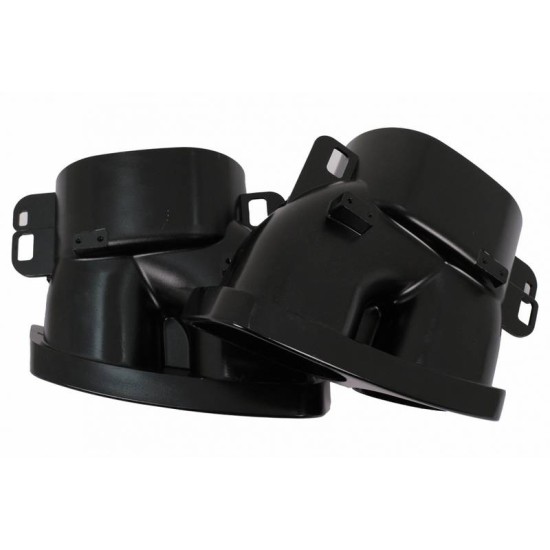 Diffuser Πίσω Προφυλακτήρα Για Mercedes-Benz C-Class W205 14-20 Sedan Brabus Look Με Μαύρες Μπούκες