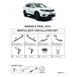 Βάσεις Πλαινών Σκαλοπατιών (Dma) Για Nissan X-Trail 2014-2021 Suv T32