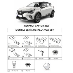 Βάσεις Πλαινών Σκαλοπατιών (Dma) Για Mitsubishi Asx 2023- Suv Ii / Renault Captur 2020- Suv Ii