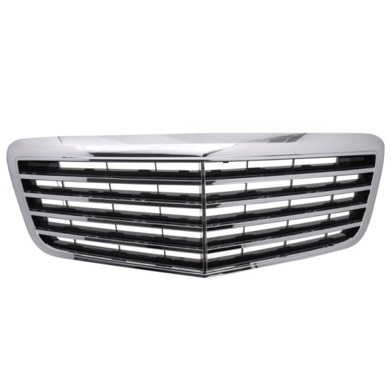 Μάσκα Για Mercedes-Benz E-CLΑSS W211/S211 06-09 Χρώμιο 1 Τεμάχιο