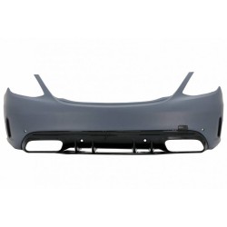 Πισινός Προφυλακτήρας Για Mercedes-Benz C-Class W205 Sedan 14-21 Amg C63s Facelift Look