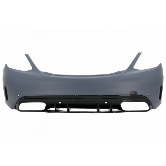 Πισινός Προφυλακτήρας Για Mercedes-Benz C-Class W205 Sedan 14-21 Amg C63s Facelift Look