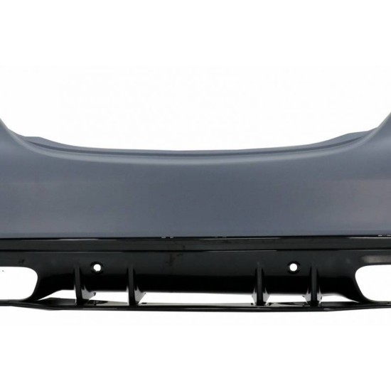 Πισινός Προφυλακτήρας Για Mercedes-Benz C-Class W205 Sedan 14-21 Amg C63s Facelift Look