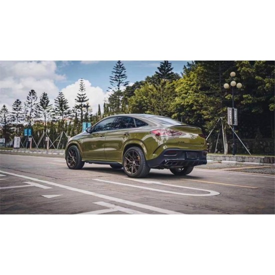 Body kit Για Mercedes-Benz GLE Coupe C167 2019-2023 GLE63s Amg Look Black Edition Με Μάσκα & Μπούκες Μαύρες