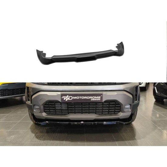Μπροστινό Spoiler Για Dacia Duster Mk3 2024+ 4x4 / 4x2 Γυαλιστερό Μαύρο Από Abs Πλαστικό