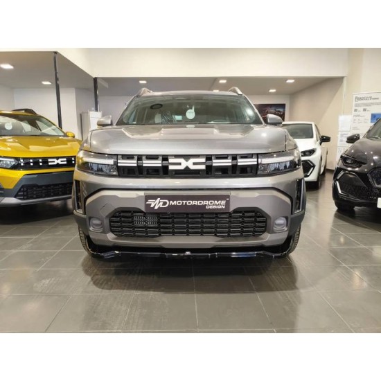 Μπροστινό Spoiler Για Dacia Duster Mk3 2024+ 4x4 / 4x2 Γυαλιστερό Μαύρο Από Abs Πλαστικό
