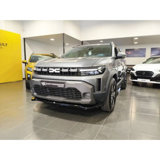 Μπροστινό Spoiler Για Dacia Duster Mk3 2024+ 4x4 / 4x2 Γυαλιστερό Μαύρο Από Abs Πλαστικό