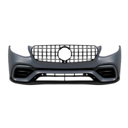 Body Kit Για Mercedes-Benz GLC Coupe C253 2015-2019 GLC63Amg Look Με Προφυλακτήρες, Μάσκα, Μπούκες, Προεκτάσεις Φτερών