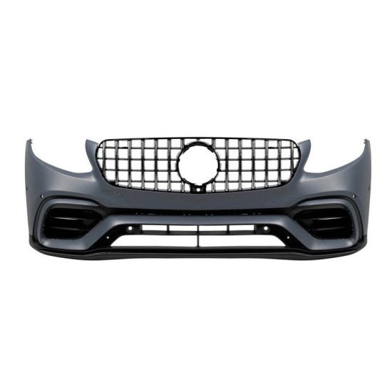 Body Kit Για Mercedes-Benz GLC Coupe C253 2015-2019 GLC63Amg Look Με Προφυλακτήρες, Μάσκα, Μπούκες, Προεκτάσεις Φτερών