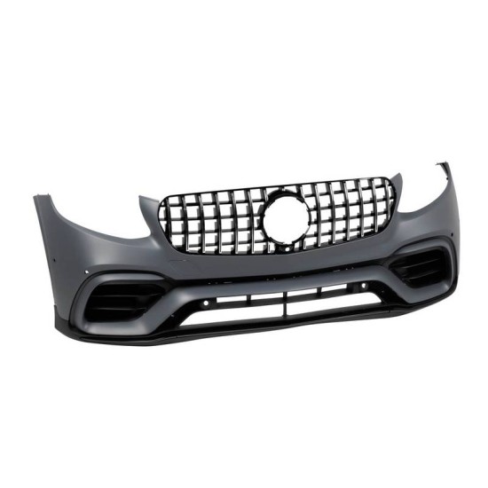 Body Kit Για Mercedes-Benz GLC Coupe C253 2015-2019 GLC63Amg Look Με Προφυλακτήρες, Μάσκα, Μπούκες, Προεκτάσεις Φτερών