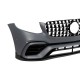 Body Kit Για Mercedes-Benz GLC Coupe C253 2015-2019 GLC63Amg Look Με Προφυλακτήρες, Μάσκα, Μπούκες, Προεκτάσεις Φτερών