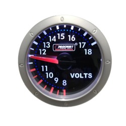 Βολτόμετρο Prosport Diamond Series Mirror Look Φιμέ 52mm Βολτόμετρο Prosport Diamond Series Mirror Look Φιμέ 52mm