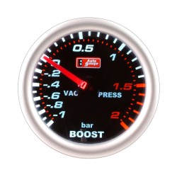 Μπαρόμετρο Boost Auto Gauge Μαύρο 52mm 11643 Μπαρόμετρο Boost Auto Gauge Μαύρο 52mm 11643
