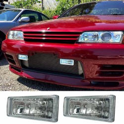 Προβολείς Ομίχλης Universal 126x46mm H3 12 Volt 55 Watt LA-V127 Λευκοί 2 Τεμάχια