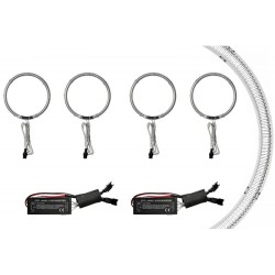 Angel Eyes CCFL Kit Για Bmw 3 E46 03-06 Facelift Coupe/Cabrio & 1 E87 04-07 4x106mm Λευκά 6 Τεμάχια Angel Eyes CCFL Kit Για Bmw 3 E46 03-06 Facelift Coupe/Cabrio & 1 E87 04-07 4x106mm Λευκά 6 Τεμάχια