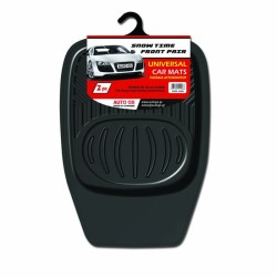 Πατάκια Αυτοκινήτου Universal Σκαφάκια Μπροστινά Μαύρα 2 Τεμάχια