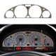 Διακοσμητική Επένδυση Καντράν Για Bmw 3 E46 99-05 ///M 3D Carbon Ασημί