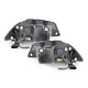 Μπροστινά Φανάρια Set Για Seat Ibiza 6L 02-08 DRL Μαύρα H1/H1 Sonar