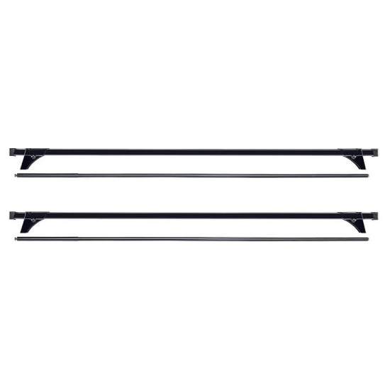Μπάρες Οροφής Σιδερένιες CRUZ Cargo Spro-120cm 922-424 Σετ Με Πόδια Για Nissan Navara D40 05-15 Διπλοκάμπινο 2 Τεμάχια