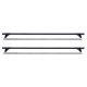 Μπάρες Οροφής Σιδερένιες CRUZ Cargo Spro-120cm 922-424 Σετ Με Πόδια Για Nissan Navara D40 05-15 Διπλοκάμπινο 2 Τεμάχια