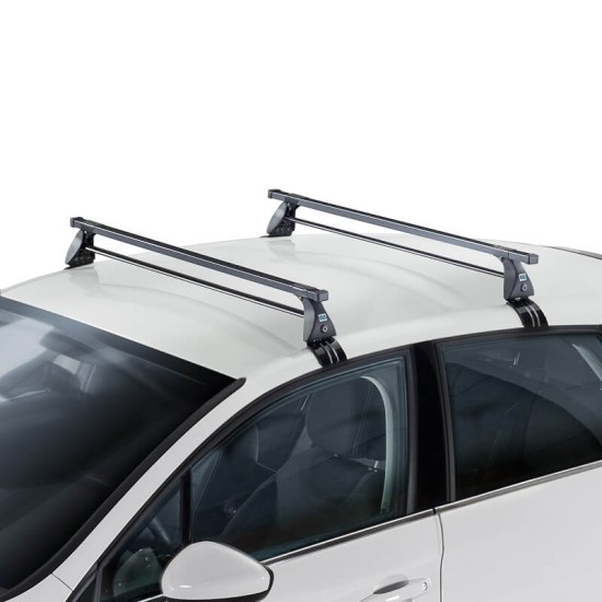 Μπάρες Οροφής Σιδερένιες CRUZ Cargo Spro-120cm 922-424 Σετ Με Πόδια Για Nissan Navara D40 05-15 Διπλοκάμπινο 2 Τεμάχια