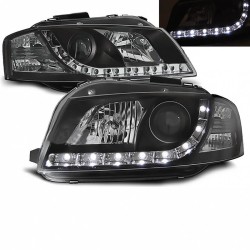 Μπροστινά Φανάρια Set Για Audi A3 8P 03-08 DRL Μαύρα H1/H1 Sonar Μπροστινά Φανάρια Set Για Audi A3 8P 03-08 DRL Μαύρα H1/H1 Sonar