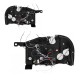 Μπροστινά Φανάρια Set Για Nissan Navara D22 01-04 Angel Eyes & Led Μαύρα H1/H1 Manual JunYan