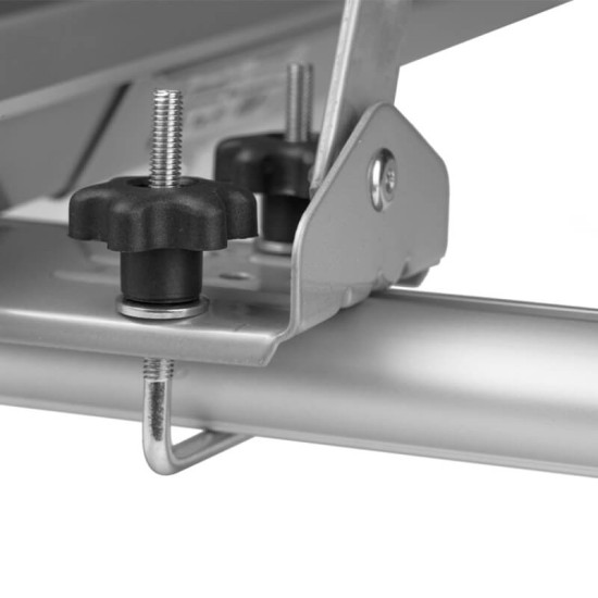 Μπάρα / Βάση Ποδηλάτου Οροφής Menabo Huggy Lock Σιδερένια Γκρι Για 1 Ποδήλατο