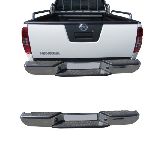 Πισινός Προφυλακτήρας Για Nissan Navara D40 05-15 2WD / 4WD Χρώμιο