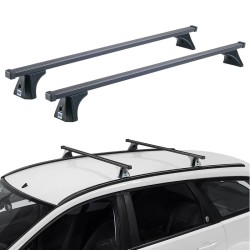 Μπάρες Οροφής Σιδερένιες CRUZ 921-360 Oplus SX-120cm Μαύρες 2 Τεμάχια