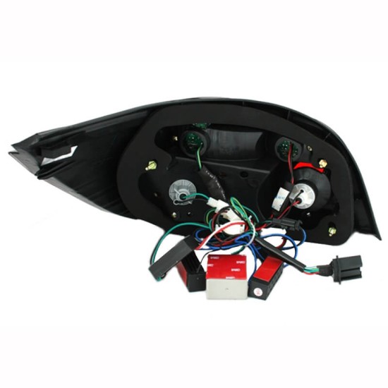 Πισινά Φανάρια Set Για Bmw 5 E60 03-07 Led Κόκκινο/Φιμέ Eagle Eyes