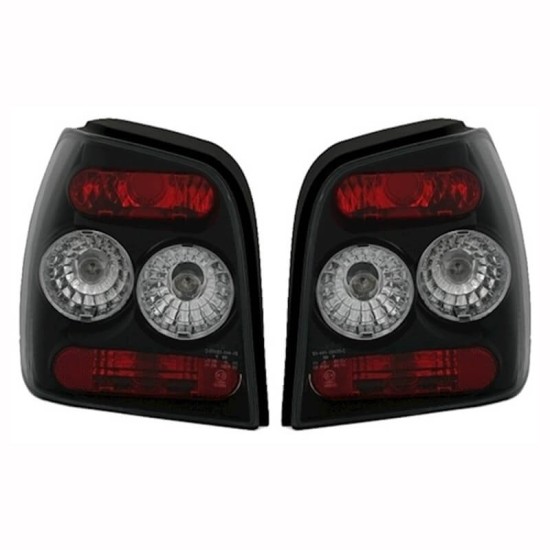 Πισινά Φανάρια Set Για Vw Polo 6N 94-99 Μαύρα Depo