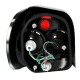 Πισινά Φανάρια Set Για Vw Polo 6N 94-99 Μαύρα Depo
