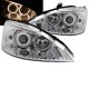 Μπροστινά Φανάρια Set Για Ford Focus 98-01 Angel Eyes Χρωμίου H7/H7 Depo