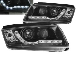 Μπροστινά Φανάρια Set Για Skoda Fabia 6Y 99-07 DRL Μαύρα H1/H1 JunYan Μπροστινά Φανάρια Set Για Skoda Fabia 6Y 99-07 DRL Μαύρα H1/H1 JunYan