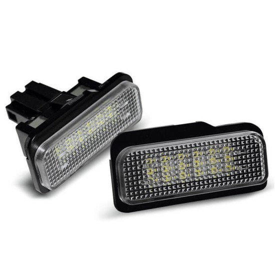 Led Φαναράκια Πινακίδας Για Mercedes-Benz E-Class W211, CLK W209, CLS W219, SLK R171, C-Class W203 Caravan Ζευγάρι 2 Τεμάχια