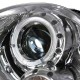 Μπροστινά Φανάρια Set Για Mini Cooper (R55/56/57/58/59) 06-13 Angel Eyes Χρωμίου H9 Με Μοτέρ JunYan